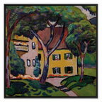Tegernsee House Landscape Canvas Print