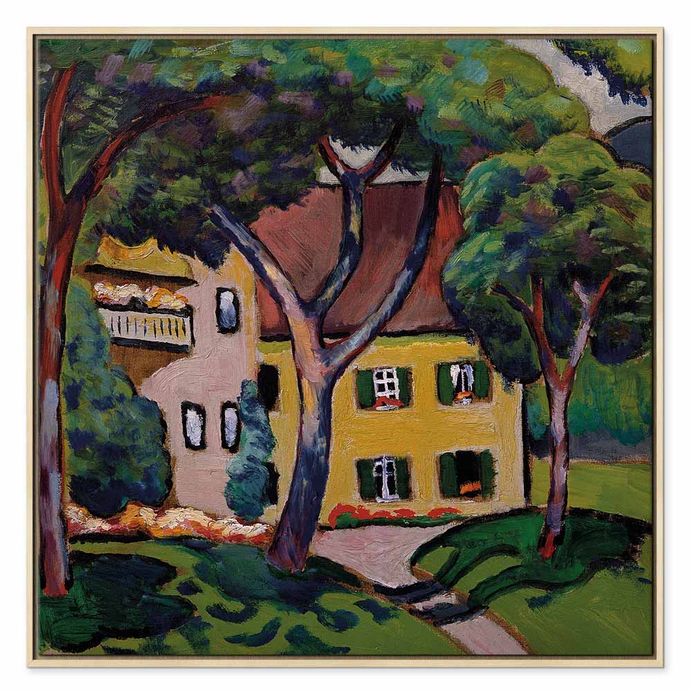 Tegernsee House Landscape Canvas Print