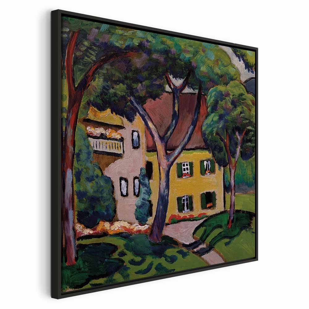 Tegernsee House Landscape Canvas Print
