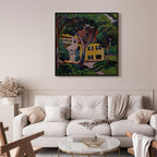 Tegernsee House Landscape Canvas Print