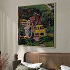 Tegernsee House Landscape Canvas Print