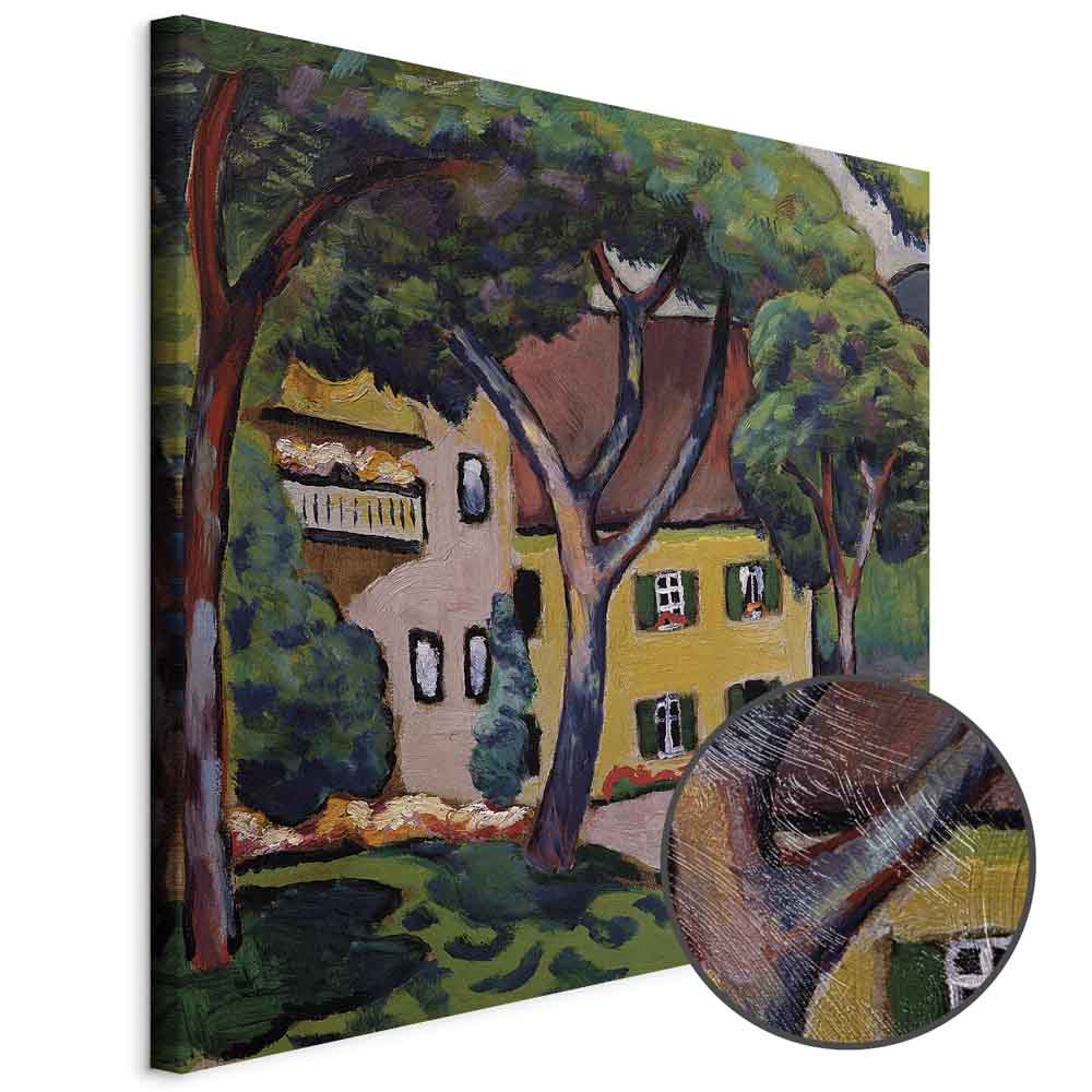 Tegernsee House Landscape Canvas Print