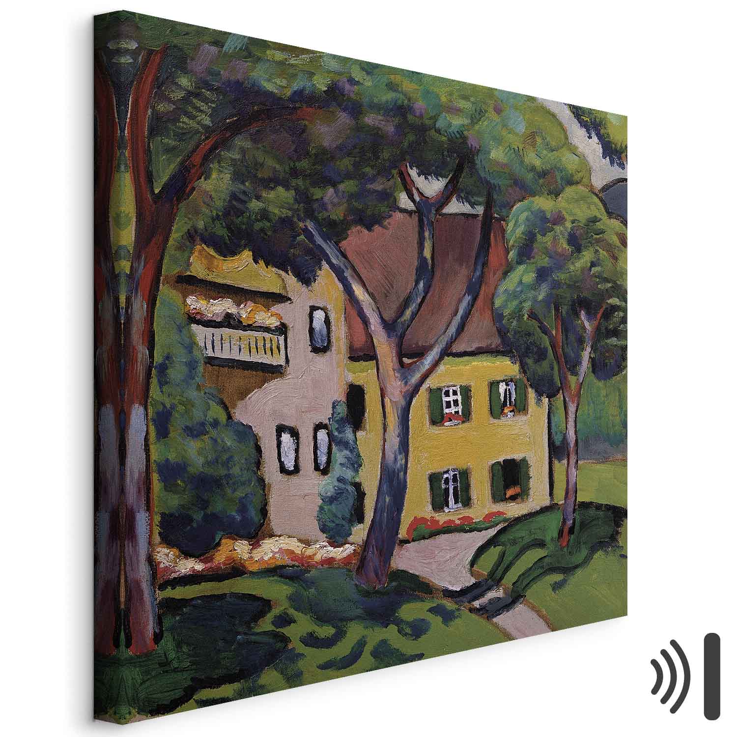 Tegernsee House Landscape Canvas Print