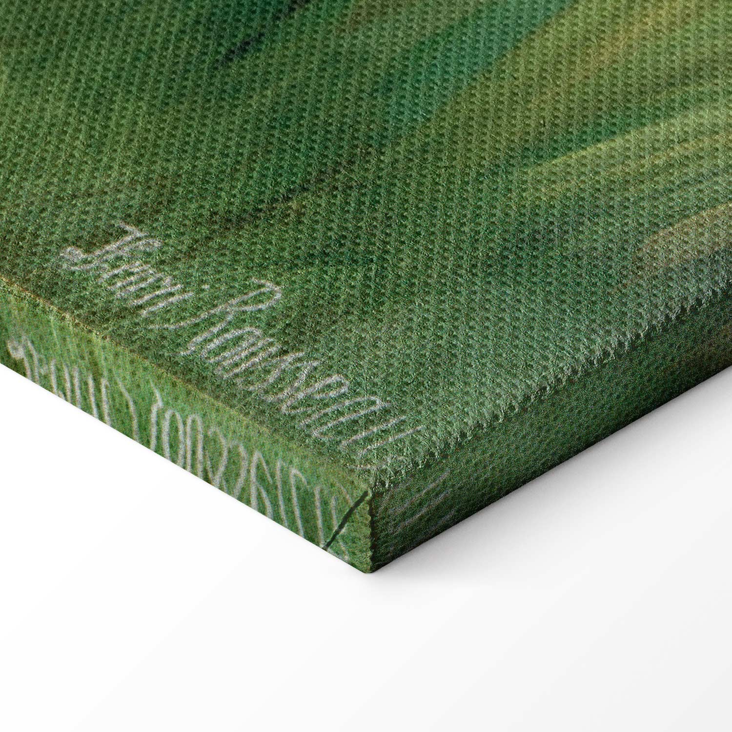 Jungle Lion Attack Classic Canvas Print