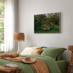 Leinwanddruck – Der Löwe greift die Antilope an (Henri Rousseau)