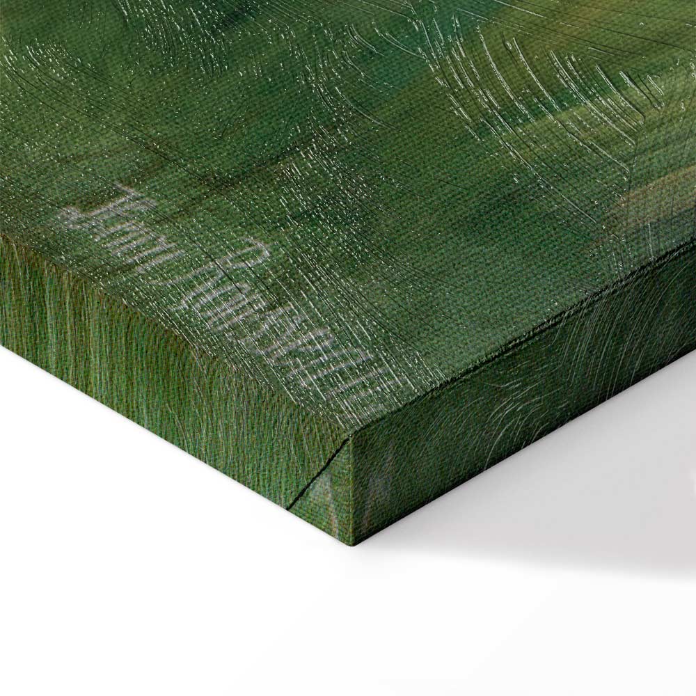 Jungle Lion Attack Classic Canvas Print