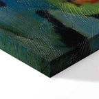 Red Horses Expressionist Canvas Print