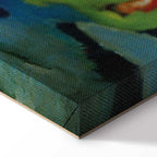 Red Horses Expressionist Canvas Print