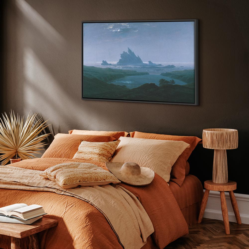 Leinwanddruck – Klippenriff am Strand (Caspar David Friedrich)