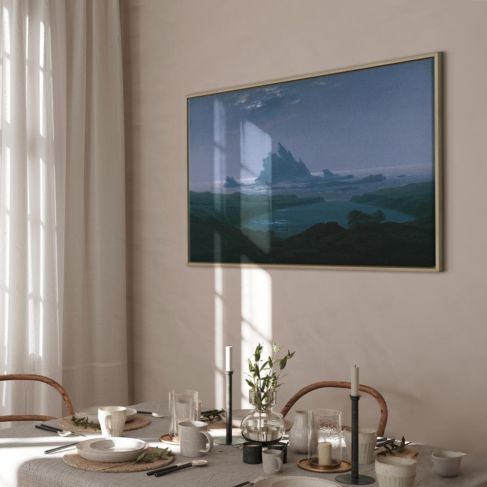 Leinwanddruck – Klippenriff am Strand (Caspar David Friedrich)