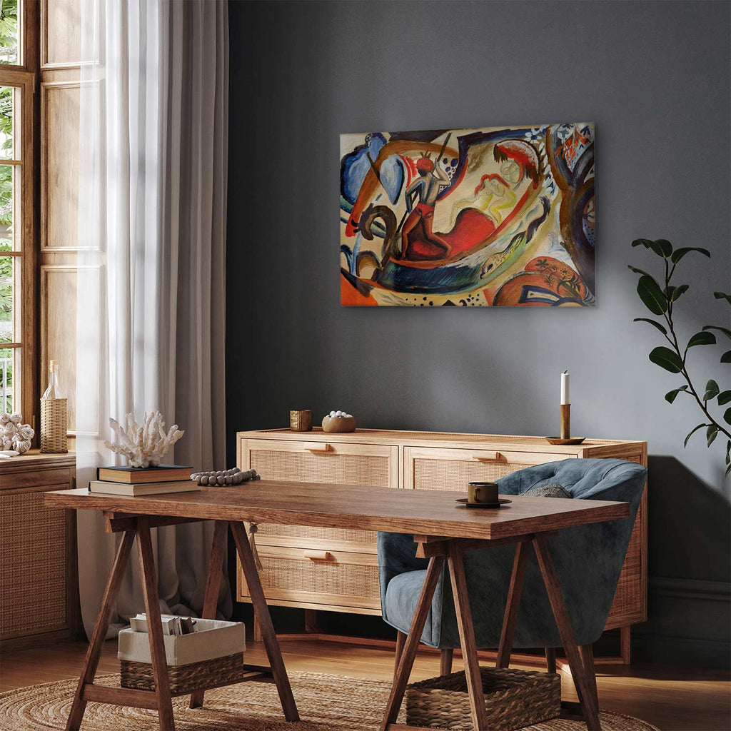 August Macke Figurative Expressionist Canvas Print