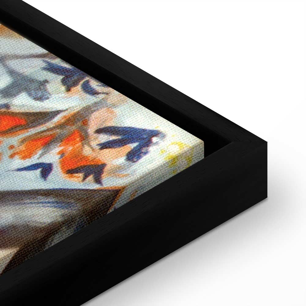 Leinwanddruck – Nackte Mädchen in der Barke (August Macke)