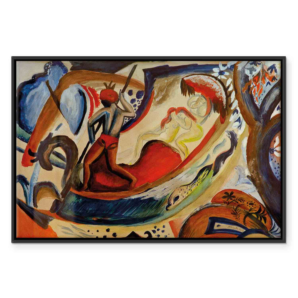 August Macke Figurative Expressionist Canvas Print