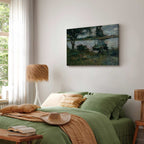 Gauguin Riverbank Landscape Canvas Print