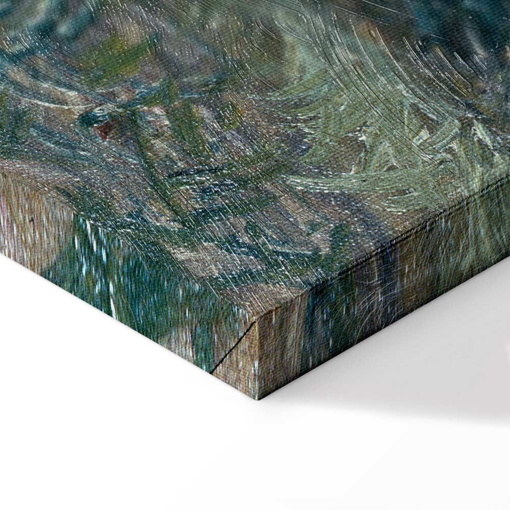 Gauguin Riverbank Landscape Canvas Print