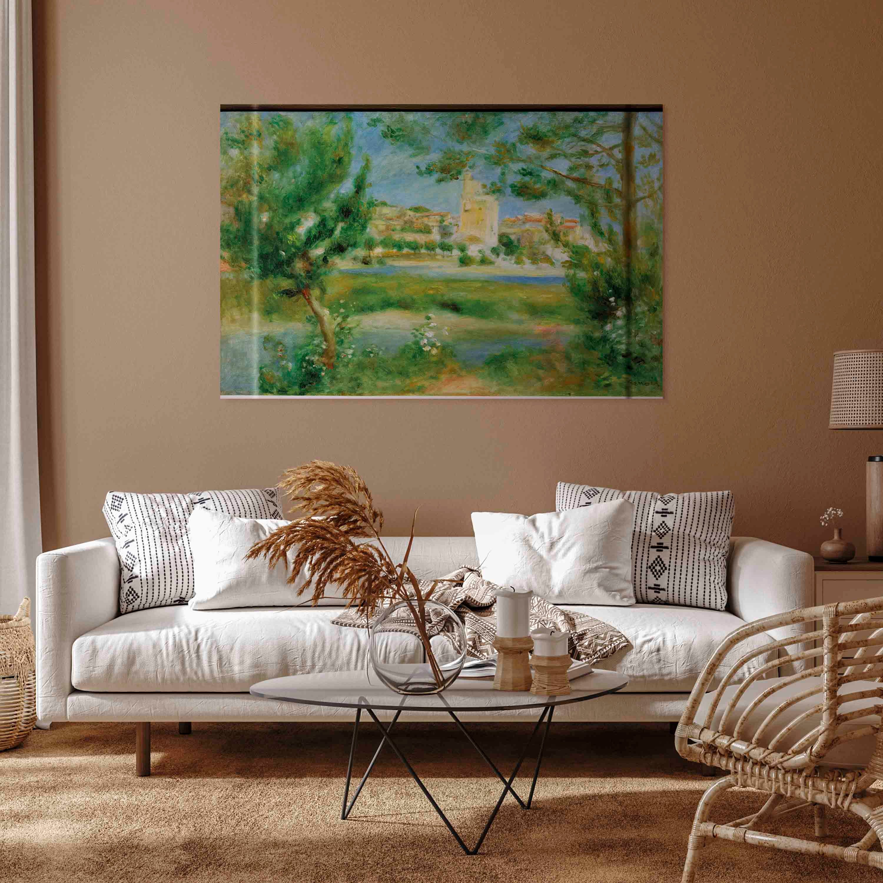 Canvas Print Villeneuveles-Avignon by Renoir