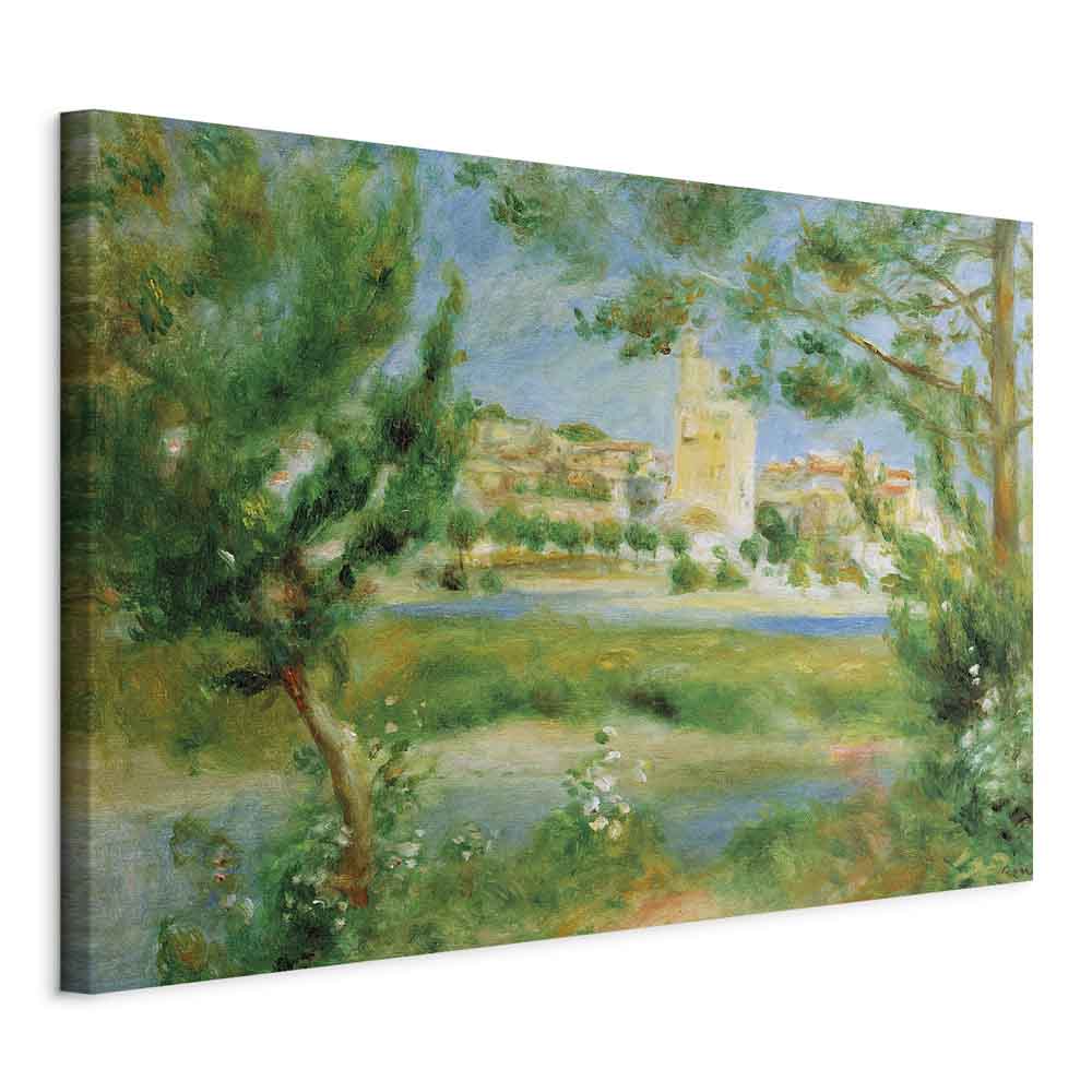 Leinwanddruck Villeneuveles-Avignon von Renoir