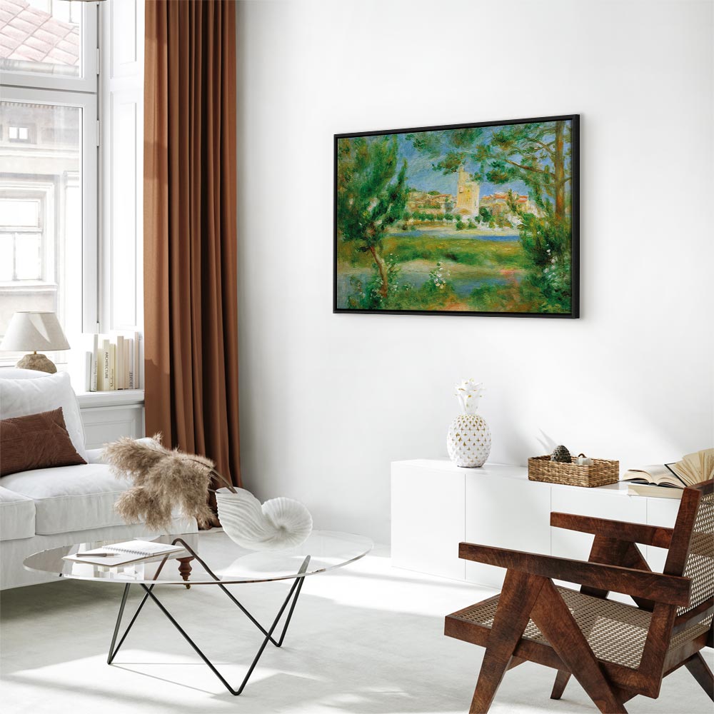 Leinwanddruck Villeneuveles-Avignon von Renoir