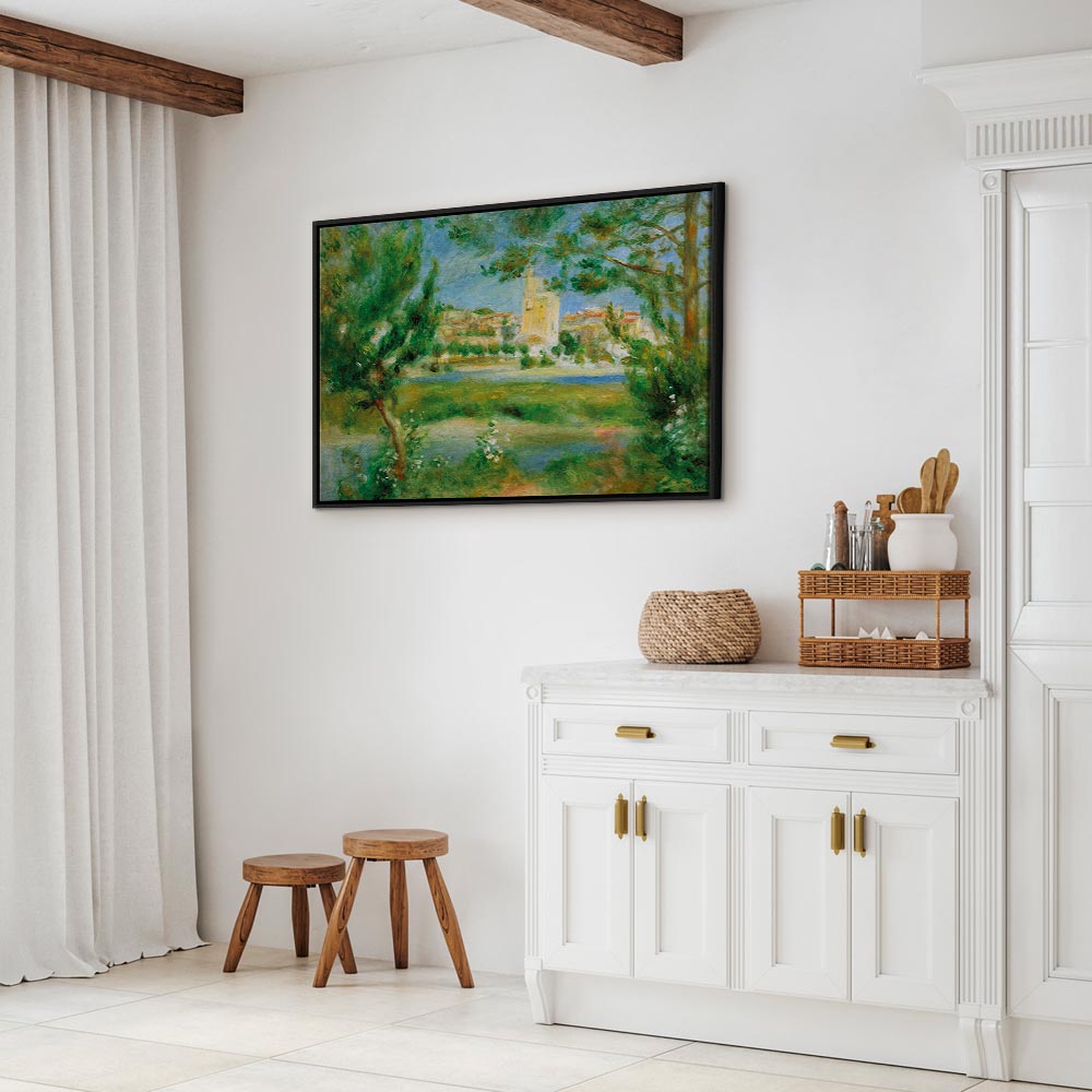 Leinwanddruck Villeneuveles-Avignon von Renoir