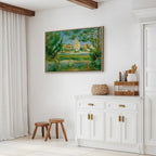 Leinwanddruck Villeneuveles-Avignon von Renoir