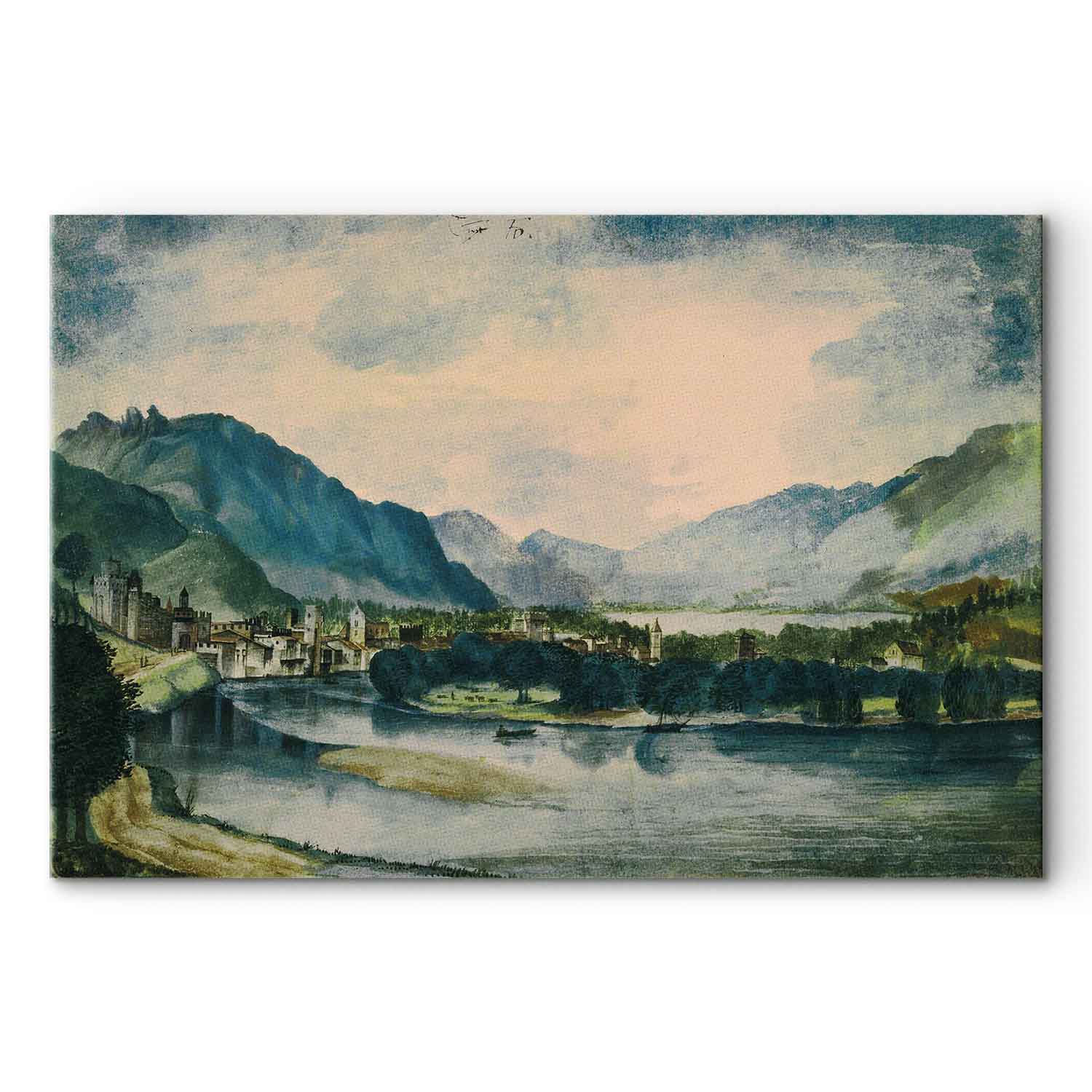 Trento Cityscape Classic Canvas Print