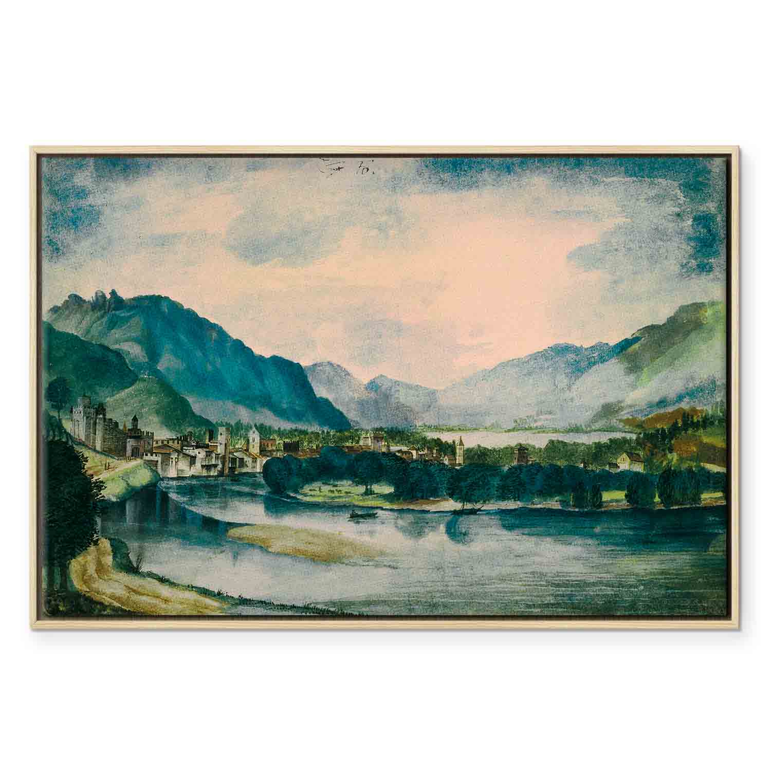 Trento Cityscape Classic Canvas Print