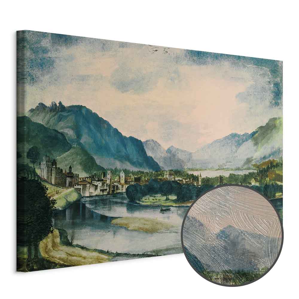 Trento Cityscape Classic Canvas Print