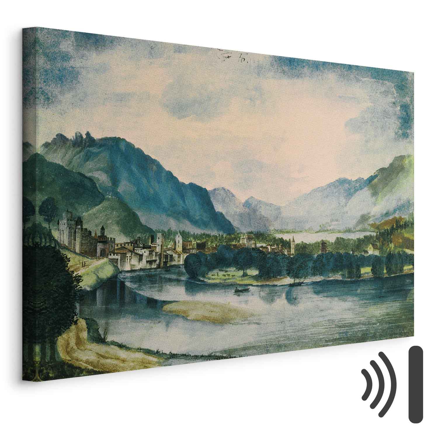 Trento Cityscape Classic Canvas Print