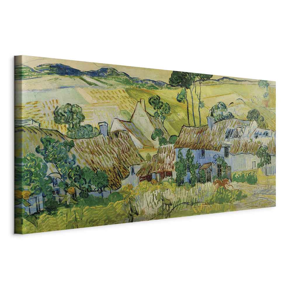 Canvas Print - Farms near Auvers (Vincent Van Gogh)