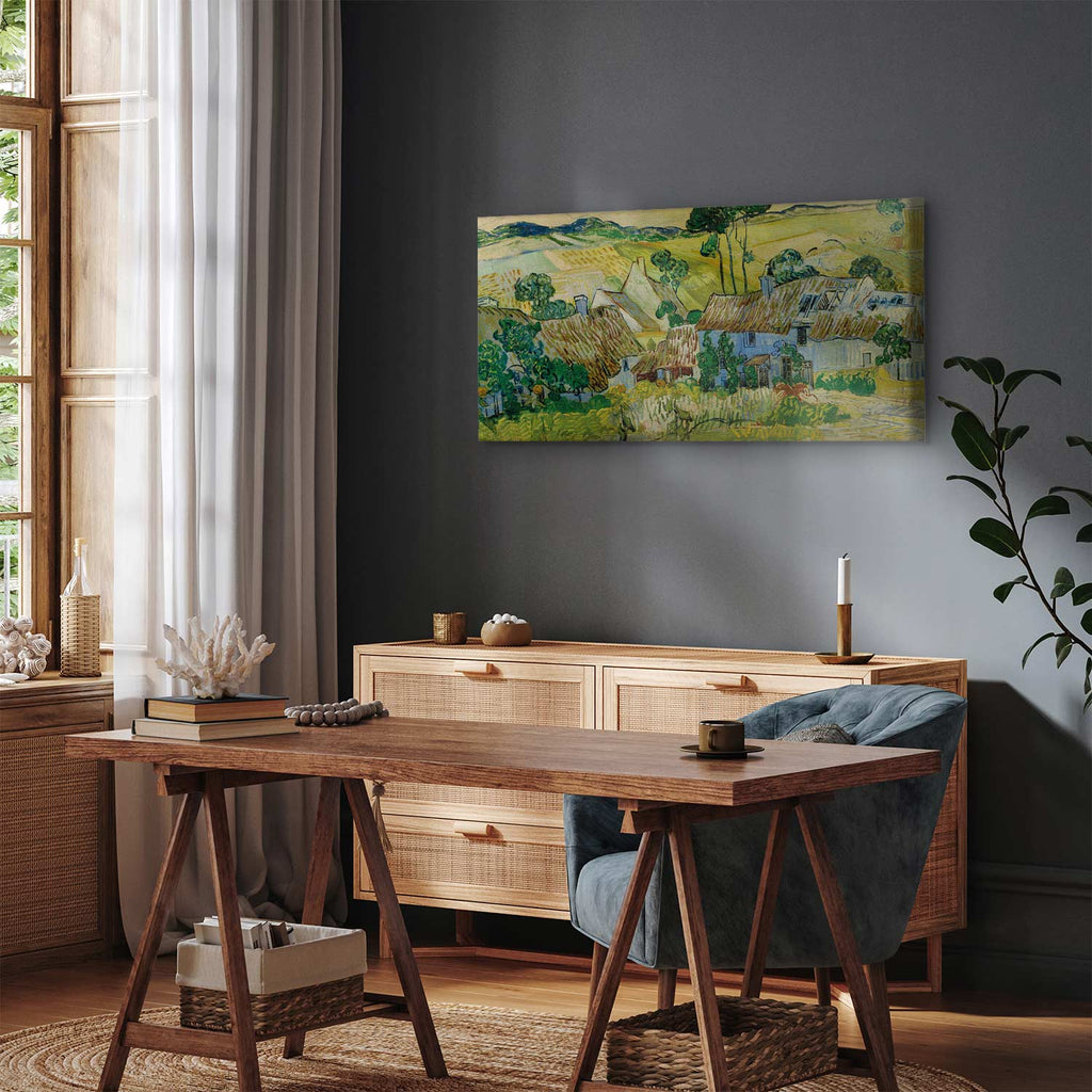 Auvers Farmland Landscape Classic Canvas Print