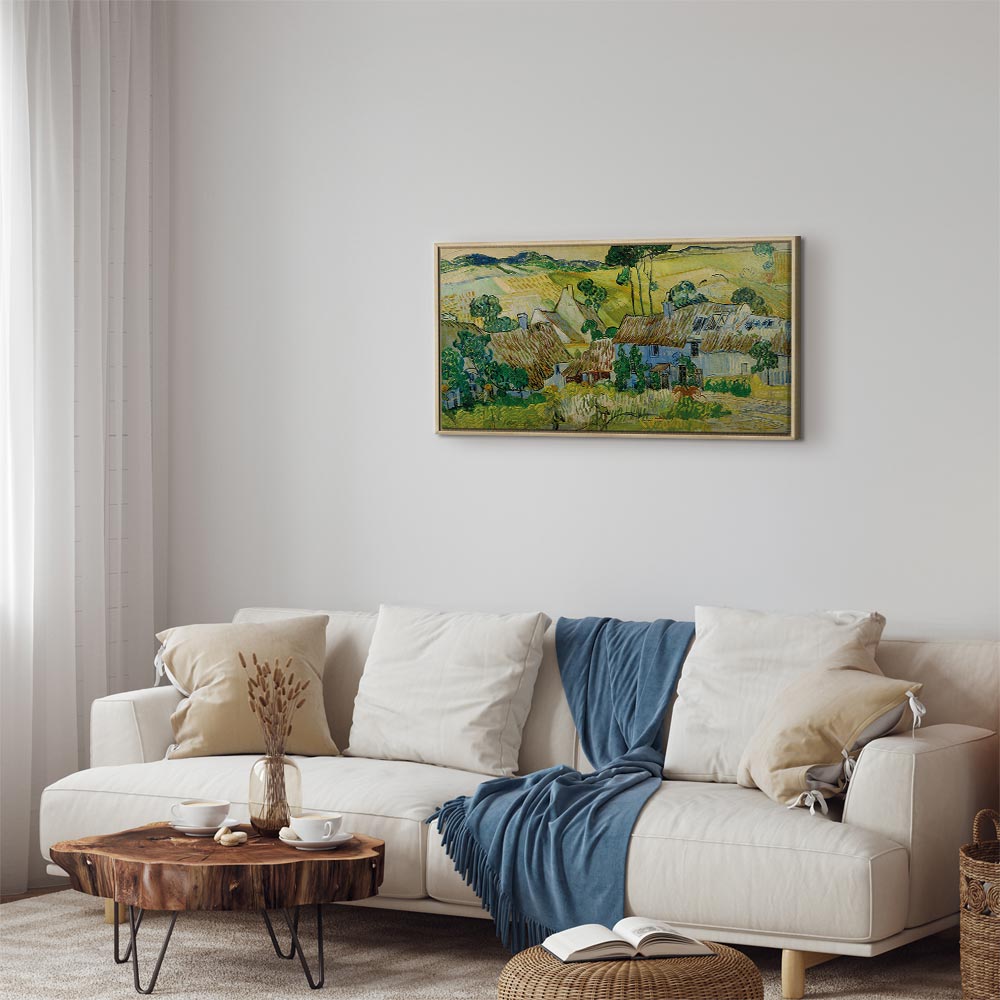 Canvas Print - Farms near Auvers (Vincent Van Gogh)