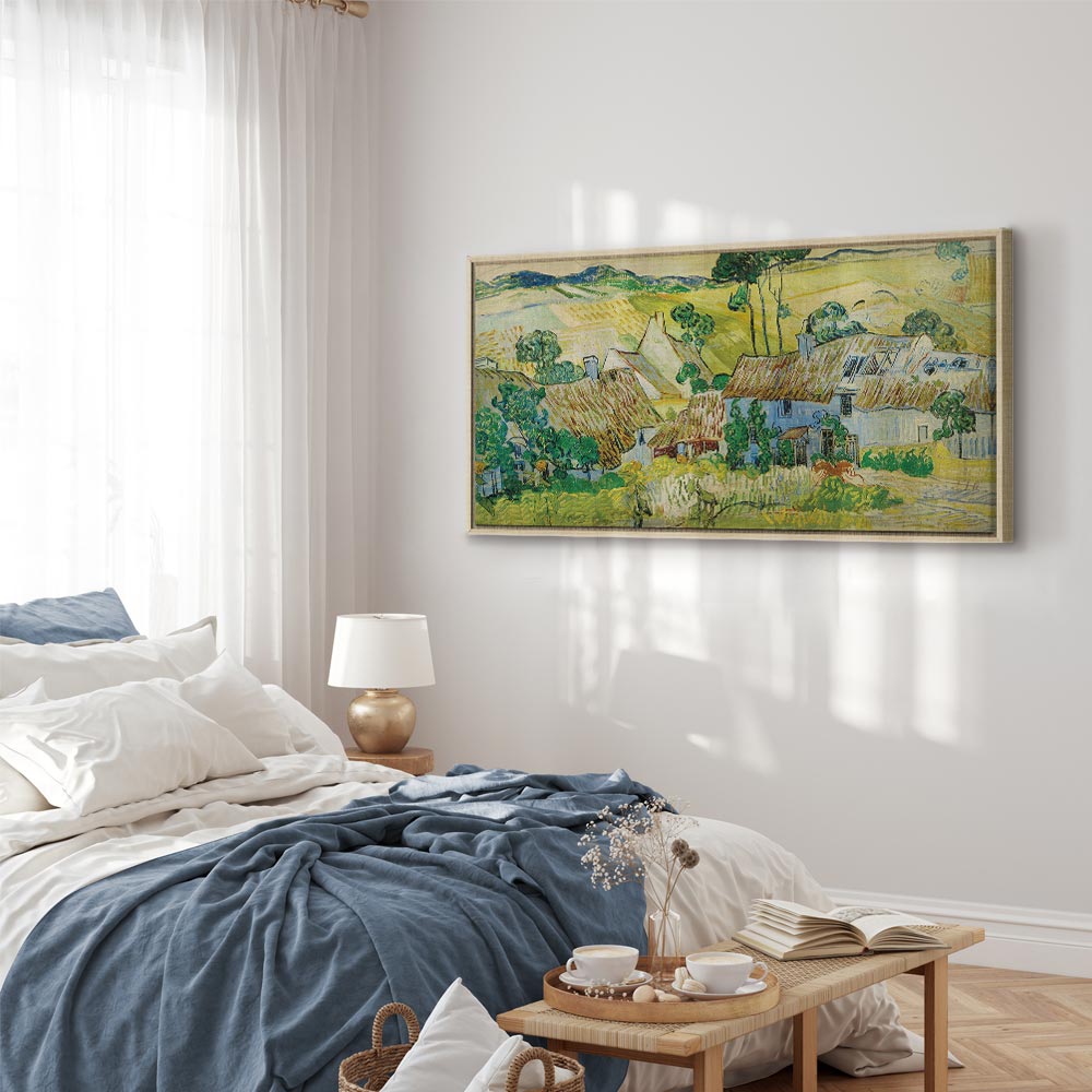 Canvas Print - Farms near Auvers (Vincent Van Gogh)