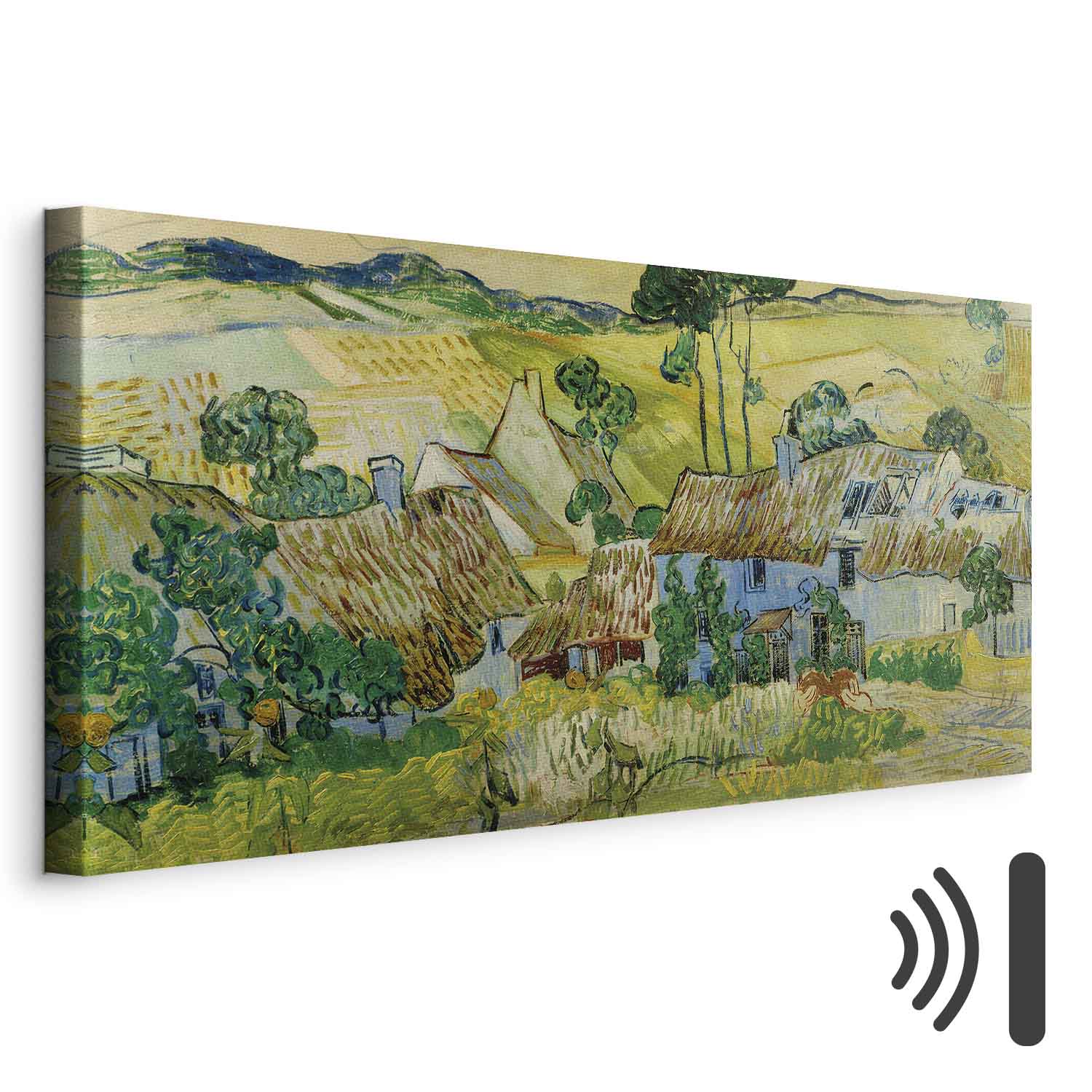 Auvers Farmland Landscape Classic Canvas Print