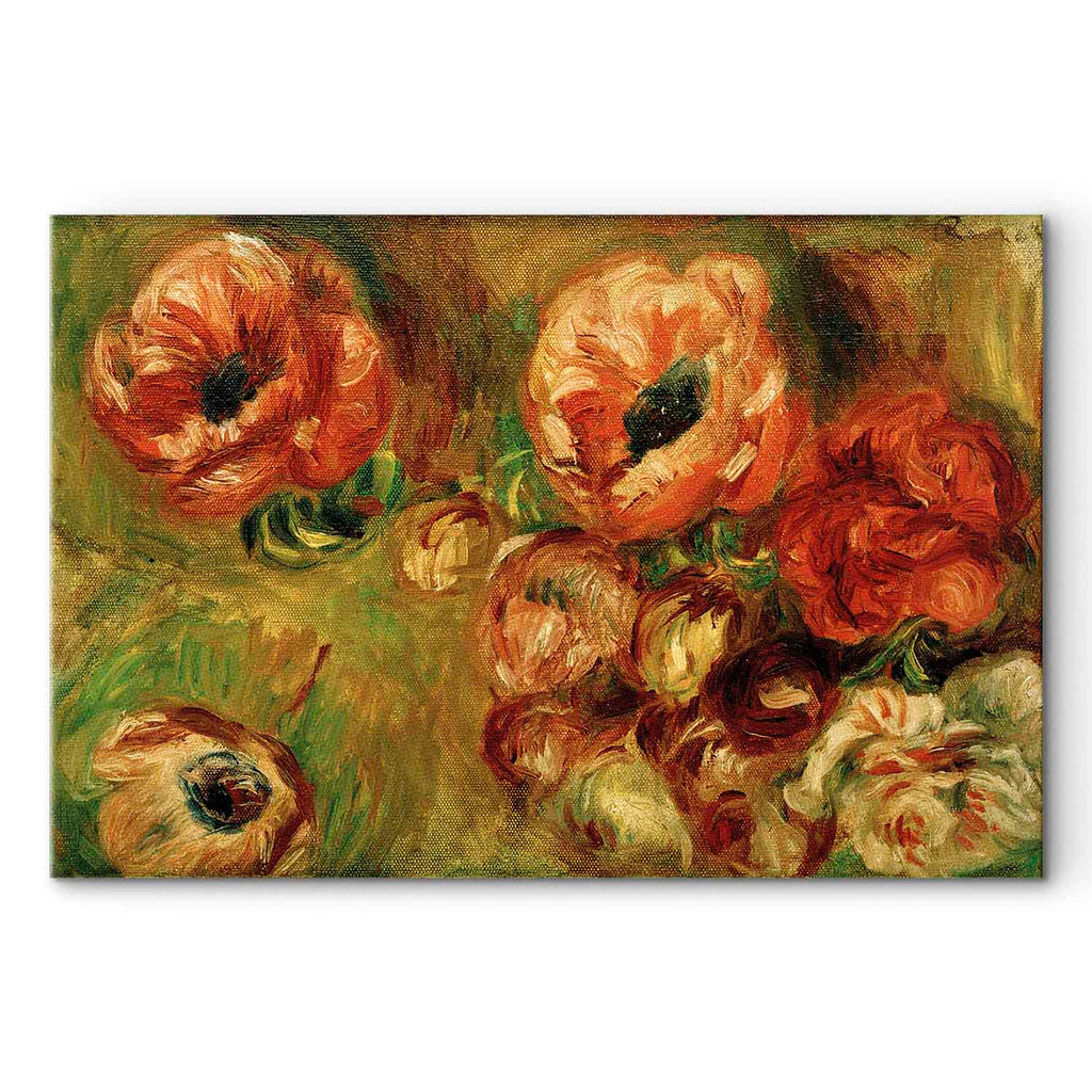 Renoir Les Anémones Floral Classic Canvas Print