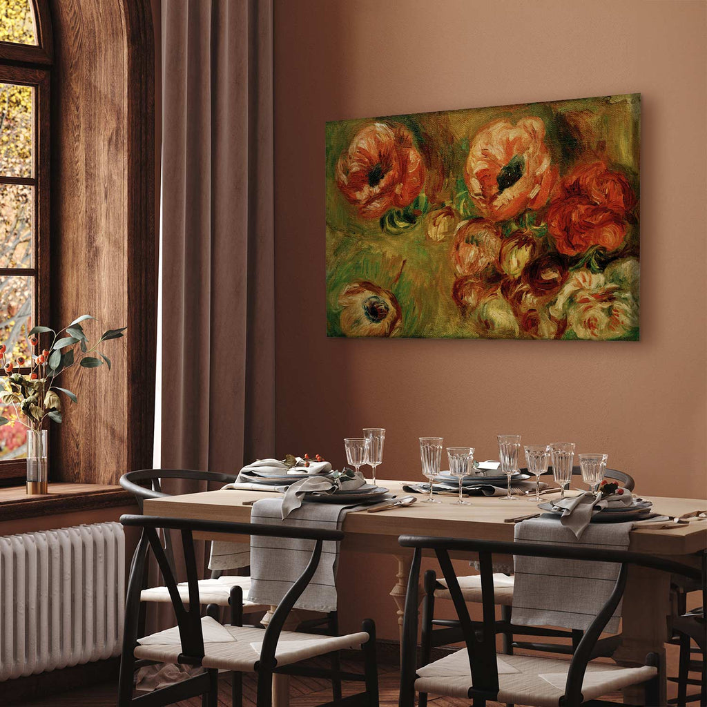Renoir Les Anémones Floral Classic Canvas Print