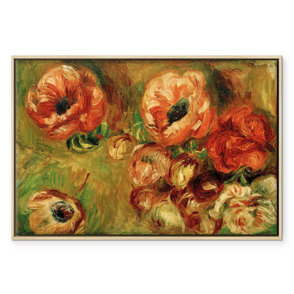 Renoir Les Anémones Floral Classic Canvas Print