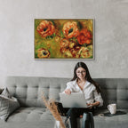 Leinwanddruck - Les Anémones (Renoir)