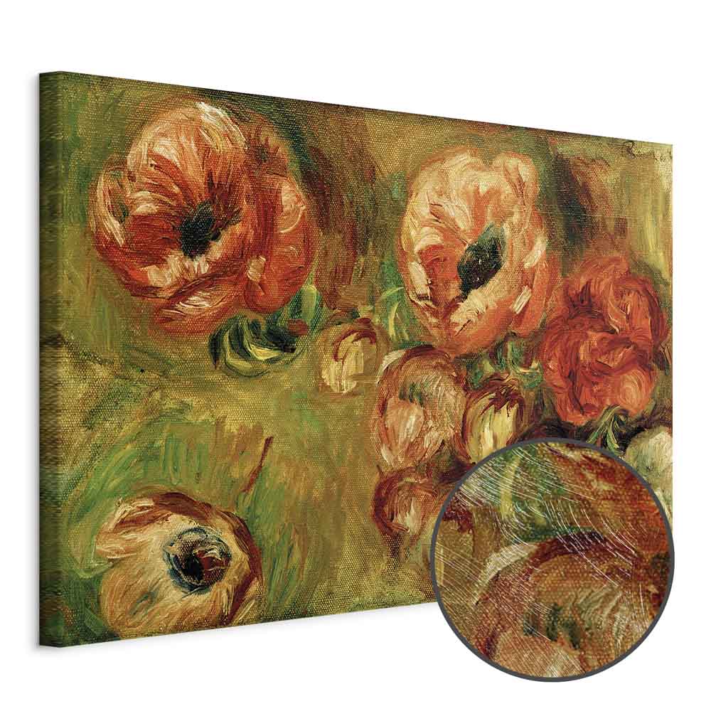 Renoir Les Anémones Floral Classic Canvas Print