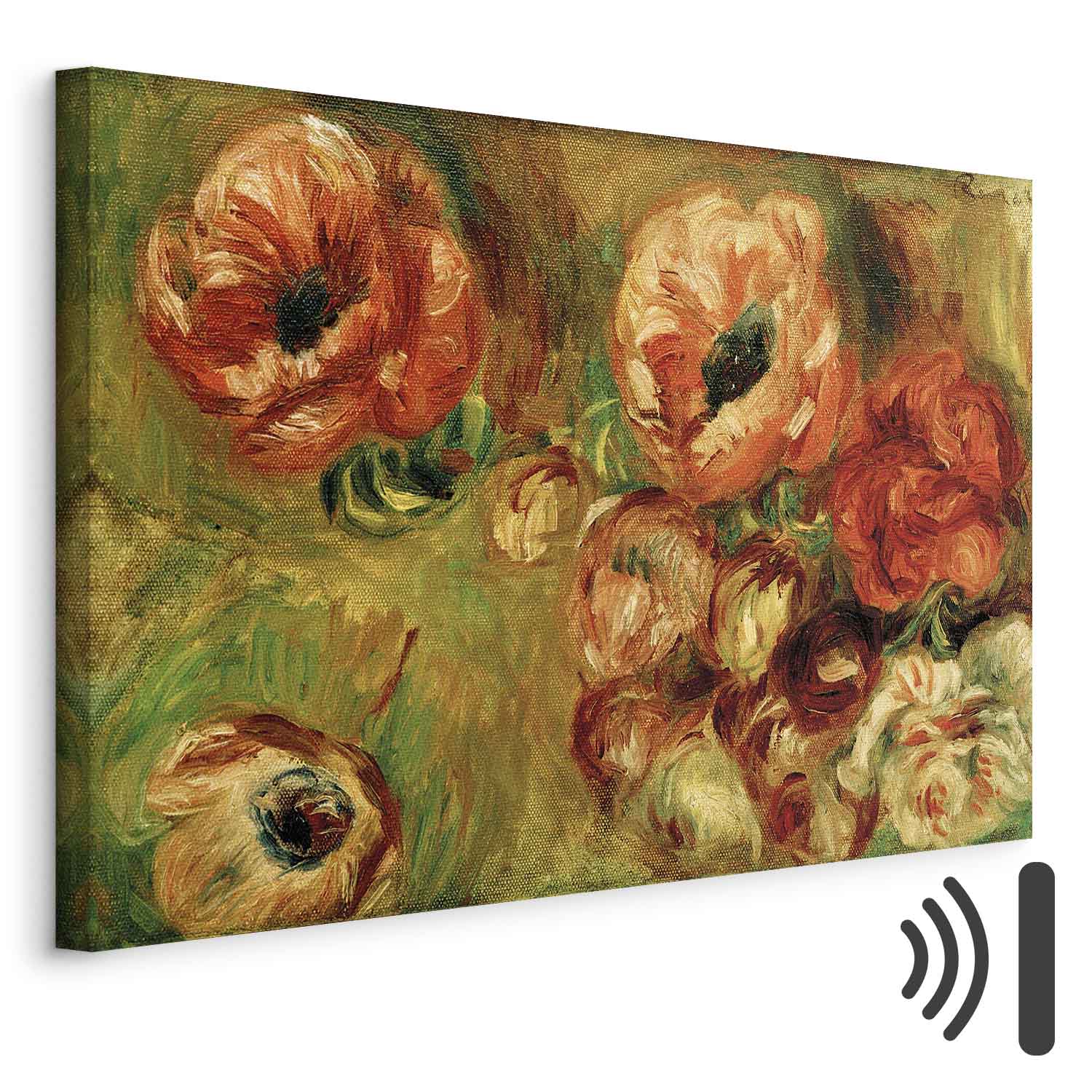 Renoir Les Anémones Floral Classic Canvas Print