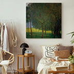 Fruit Trees on Attersee Classic Canvas Print