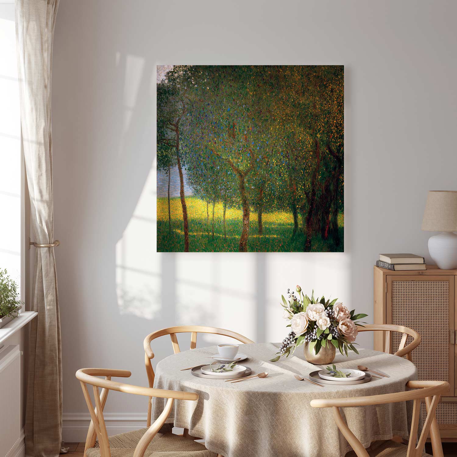 Fruit Trees on Attersee Classic Canvas Print