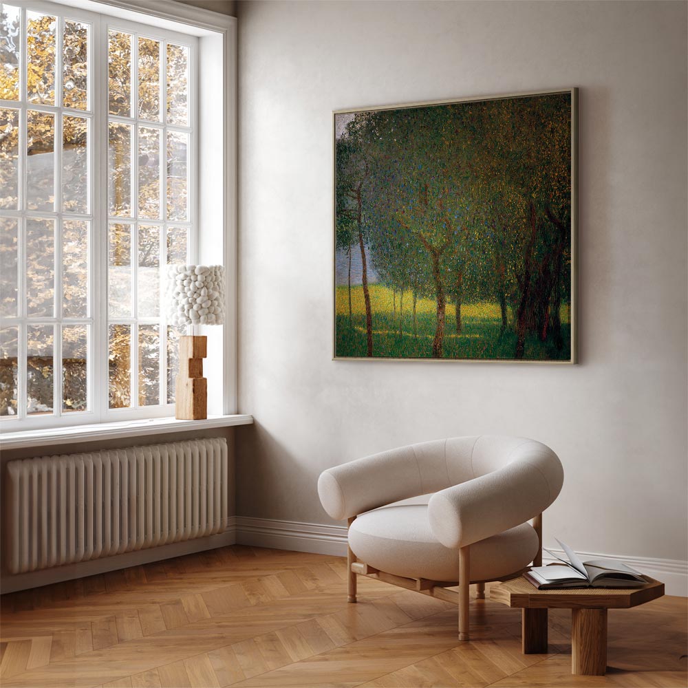 Fruit Trees on Attersee Classic Canvas Print