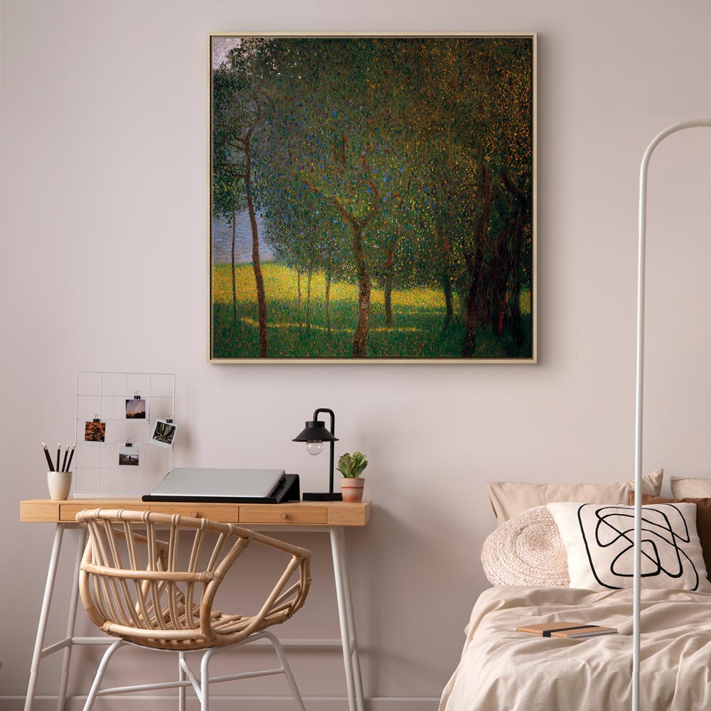 Fruit Trees on Attersee Classic Canvas Print