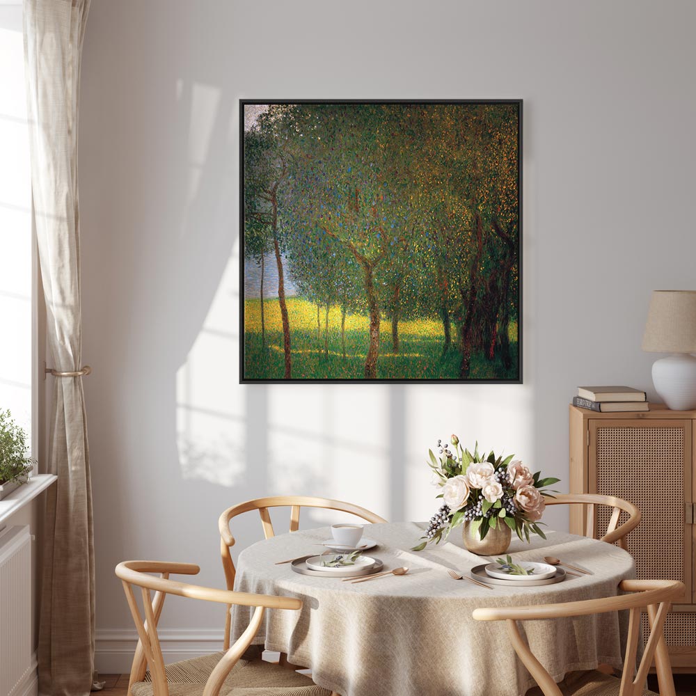 Fruit Trees on Attersee Classic Canvas Print