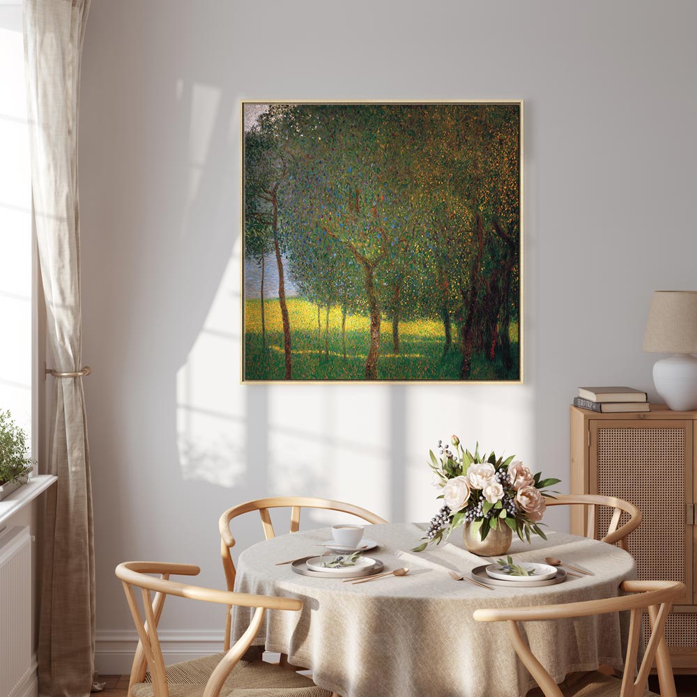 Fruit Trees on Attersee Classic Canvas Print
