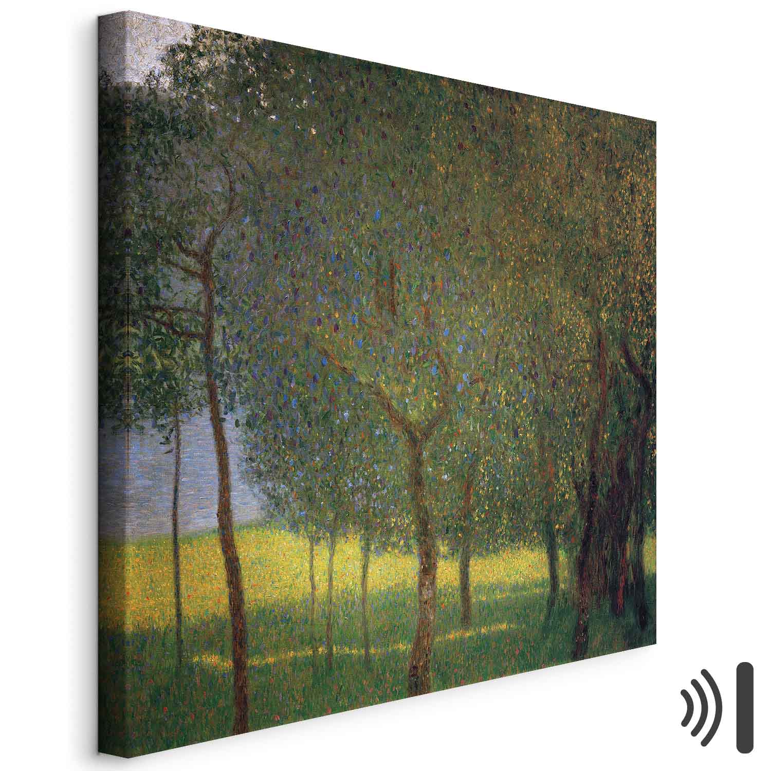 Fruit Trees on Attersee Classic Canvas Print