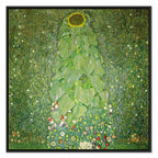 Klimt Sunflower Golden Floral Canvas Print