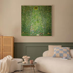 Klimt Sunflower Golden Floral Canvas Print