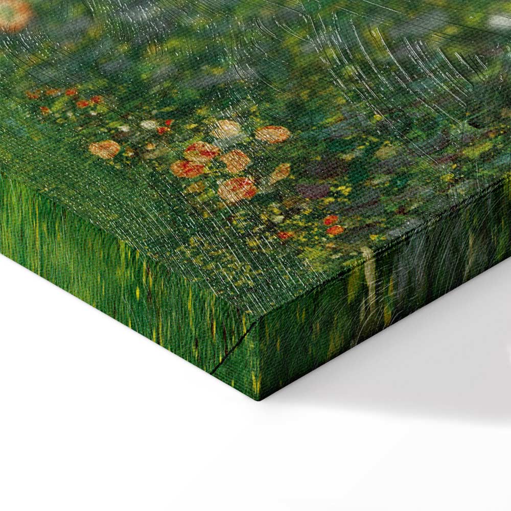 Klimt Sunflower Golden Floral Canvas Print