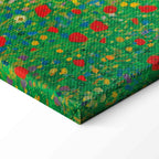 Klimt Poppy Field Floral Canvas Print
